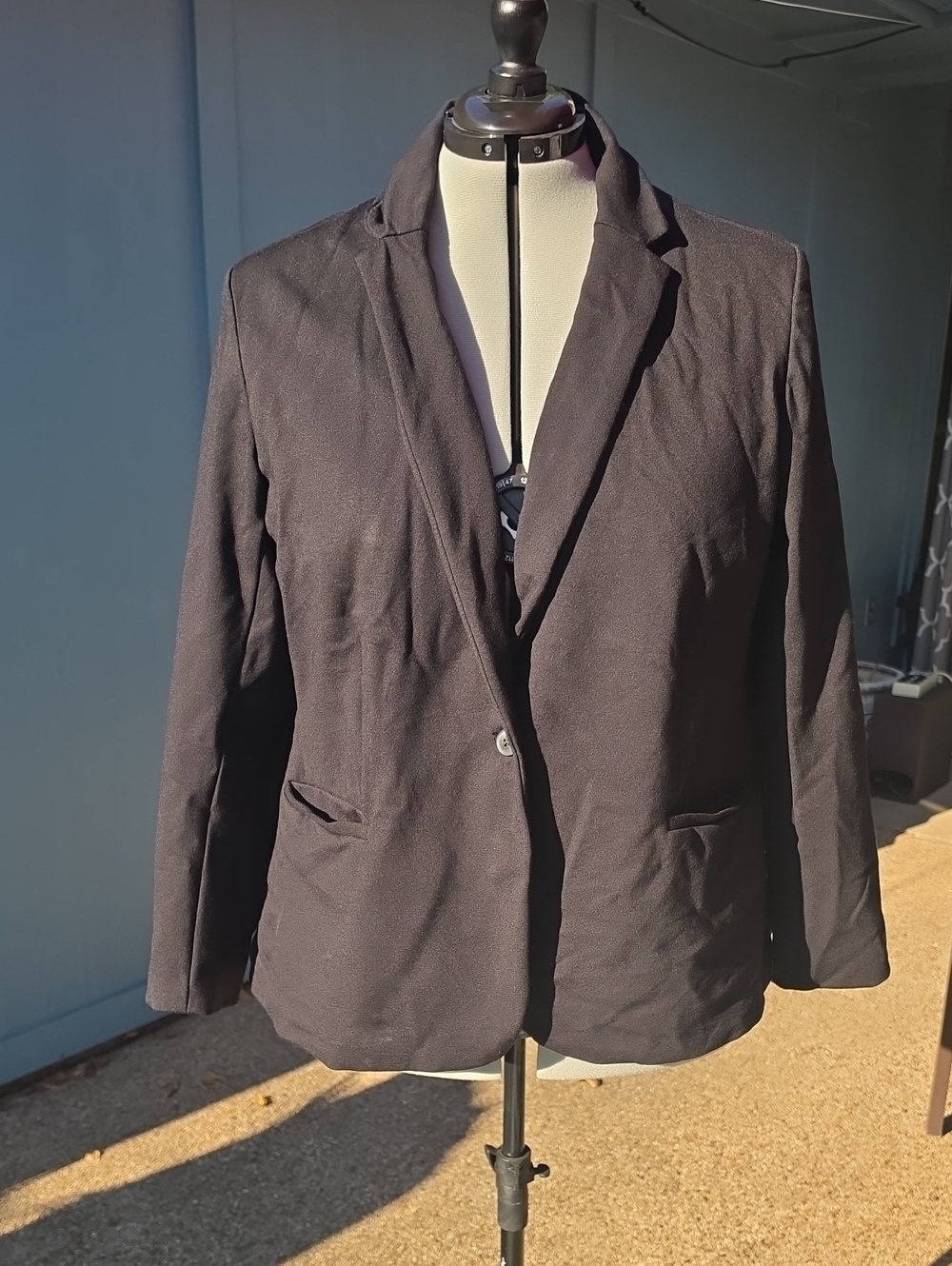 Old Navy Black Single-Button Women's Blazer